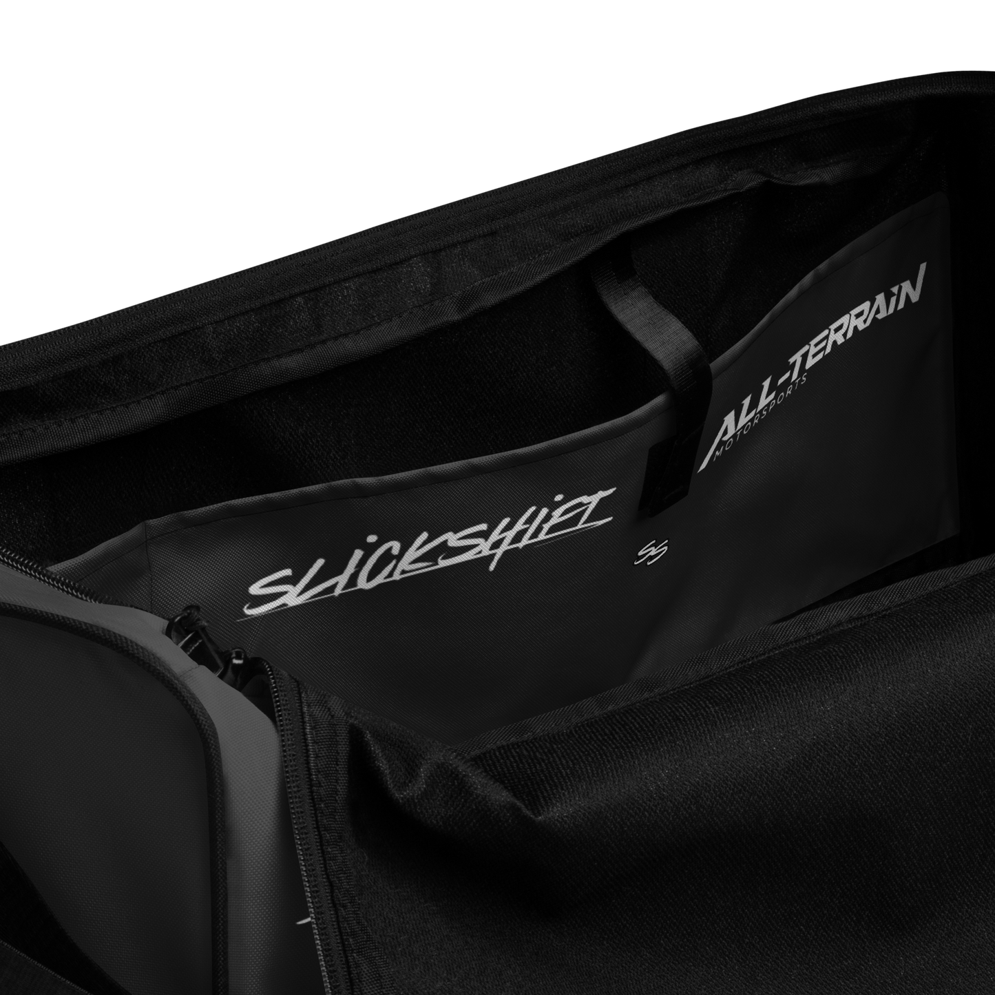 Slick Shift x All Terrain - White Logo Duffle Bag (Eclipse)
