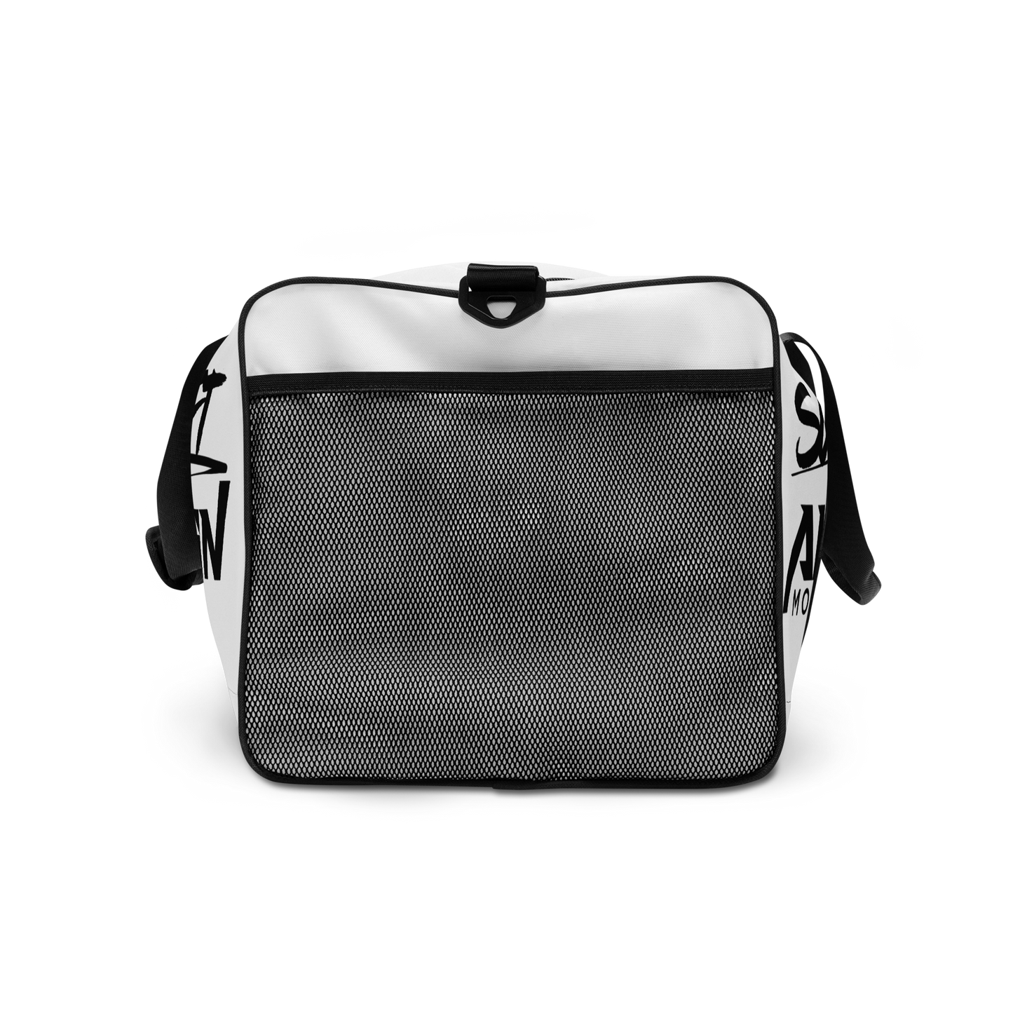 Slick Shift x All Terrain - Black Logo Duffle Bag (White)
