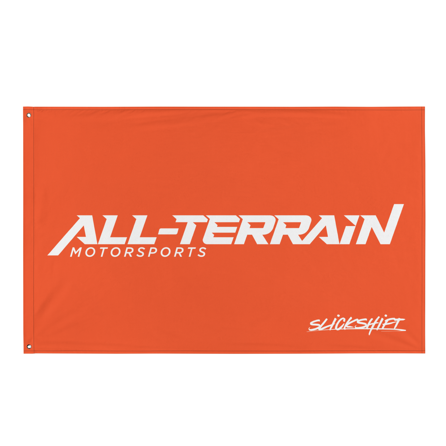 Slick Shift x All Terrain - Full Logo Flag (Orange)