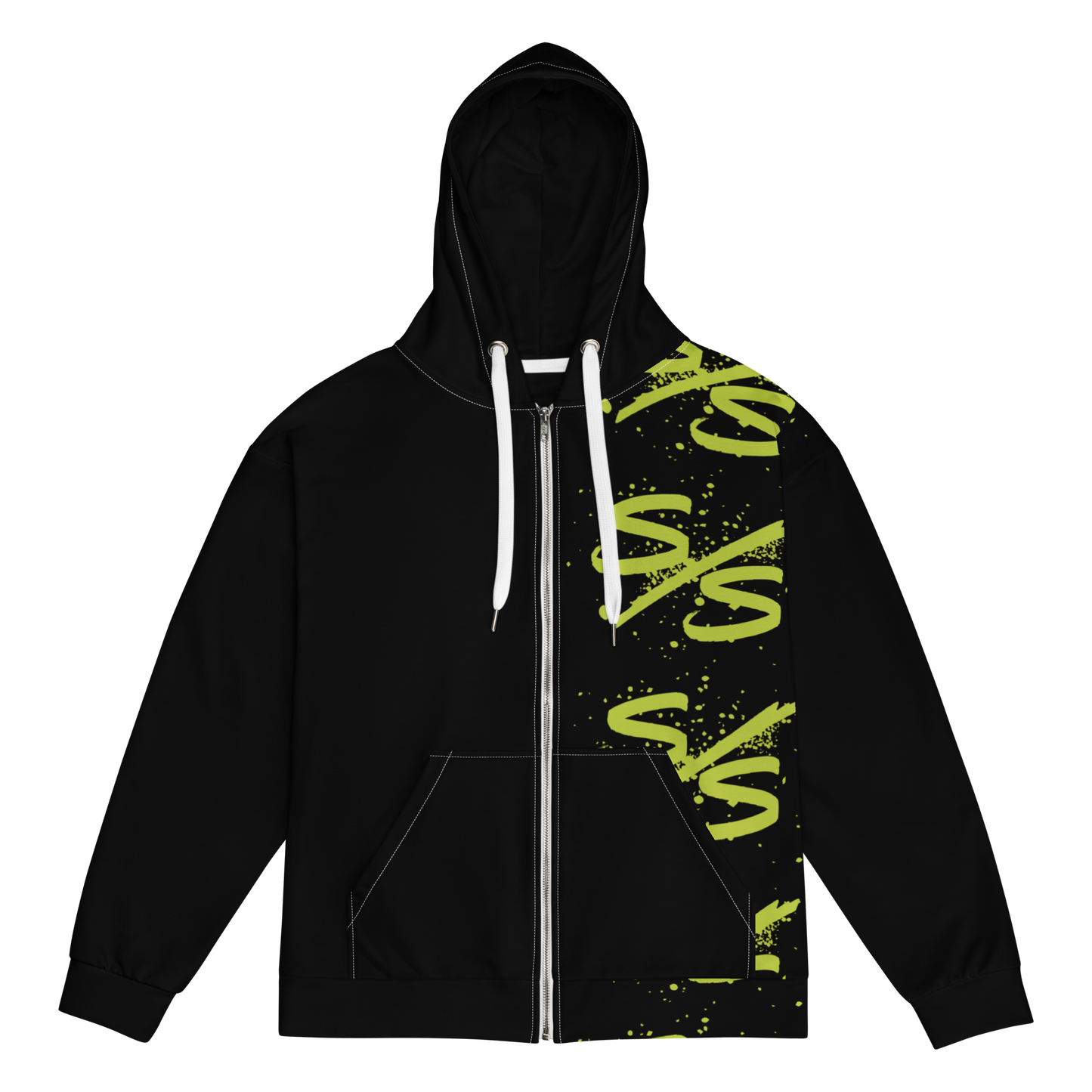 Slick Shift - Splatter Zip Hoodie