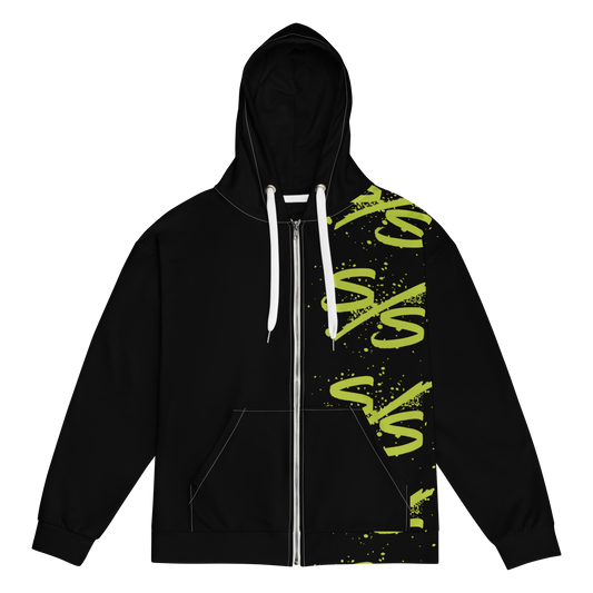 Slick Shift - Splatter Zip Hoodie