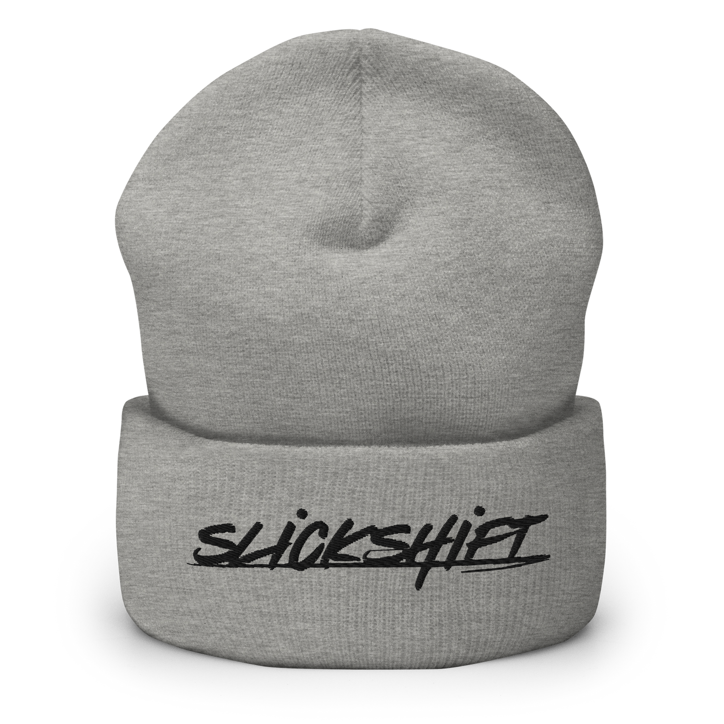 Slick Shift - Black Logo Cuffed Beanie