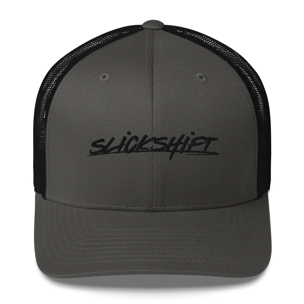 Slick Shift - Black Logo Trucker Cap