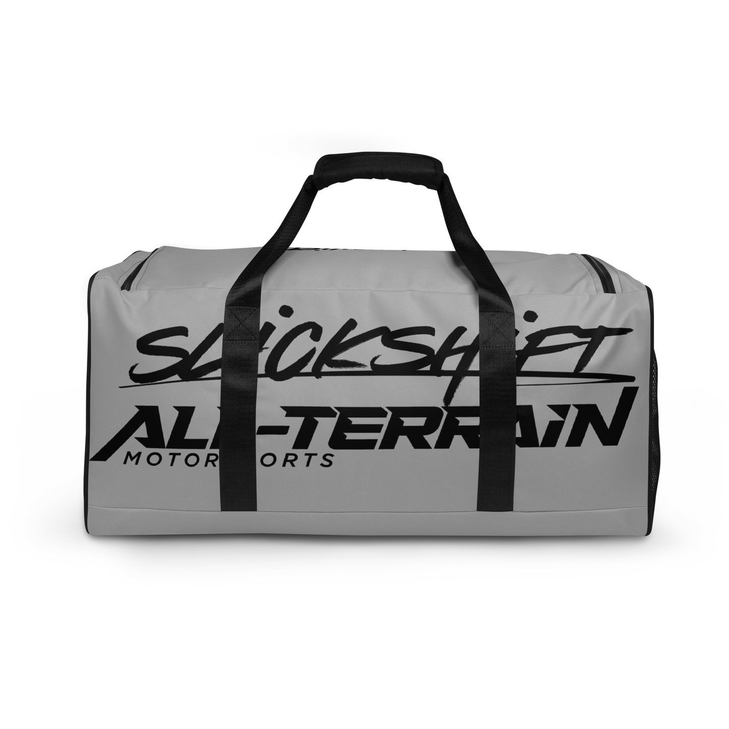 Slick Shift x All Terrain - Black Logo Duffle Bag (Grey)