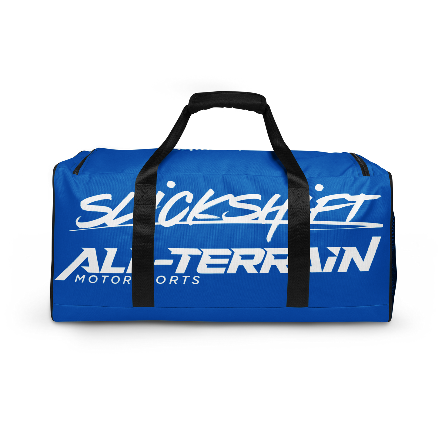 Slick Shift x All Terrain - White Logo Duffle Bag (Blue)