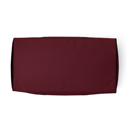 Slick Shift x All Terrain - White Logo Duffle Bag (Maroon)