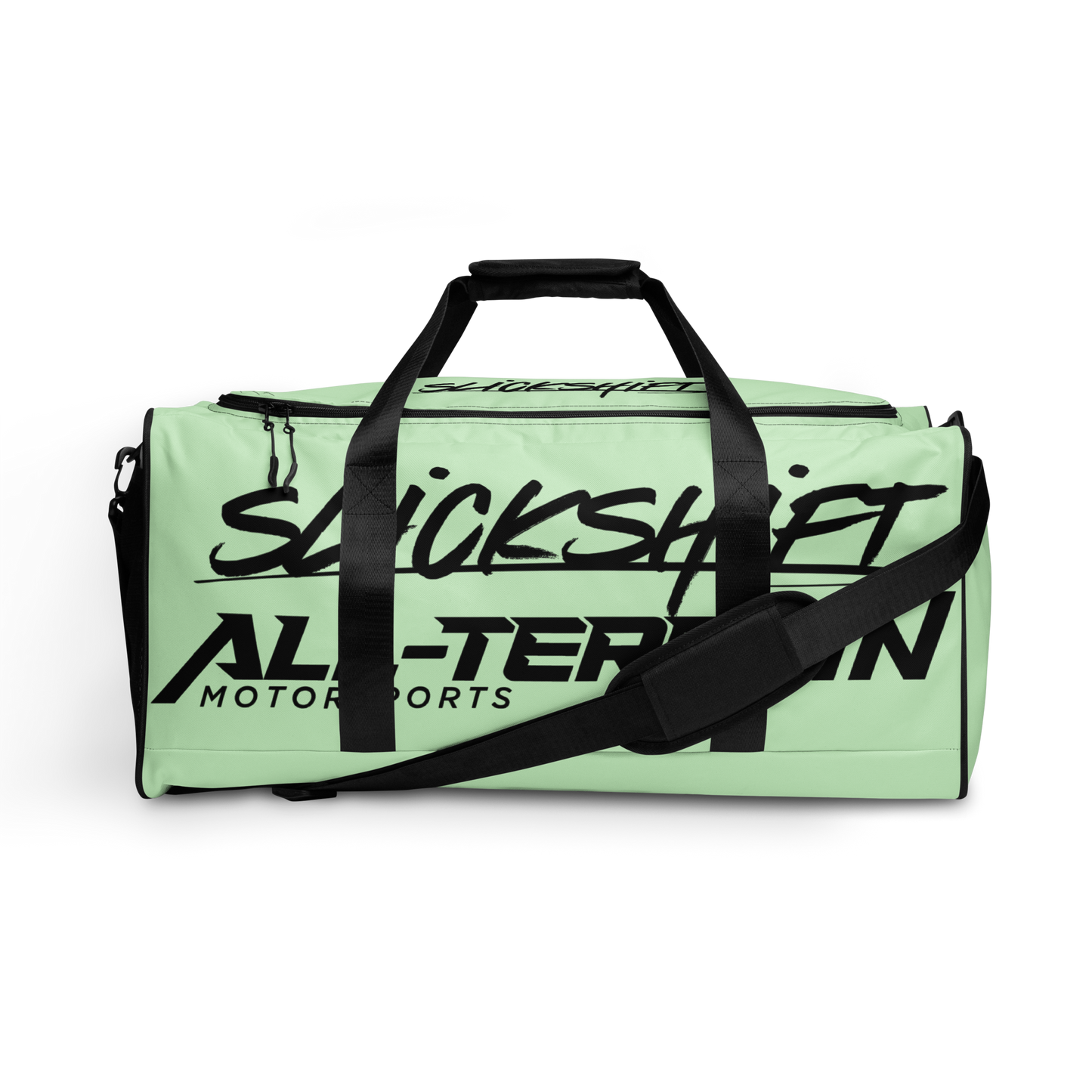 Slick Shift x All Terrain - Black Logo Duffle Bag (Mint)