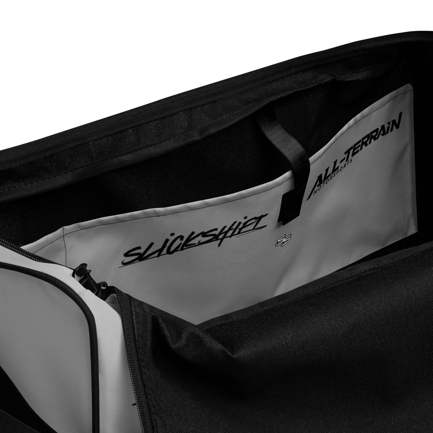 Slick Shift x All Terrain - Black Logo Duffle Bag (Grey)