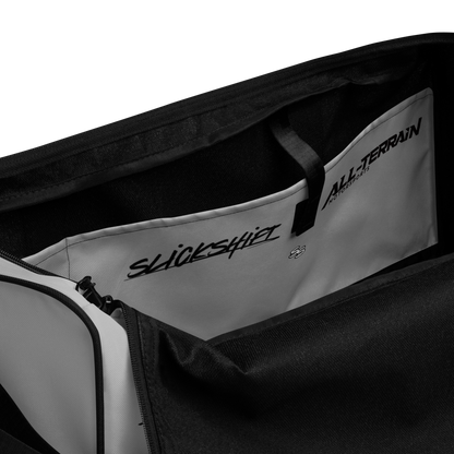 Slick Shift x All Terrain - Black Logo Duffle Bag (Grey)