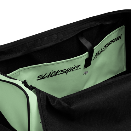 Slick Shift x All Terrain - Black Logo Duffle Bag (Mint)