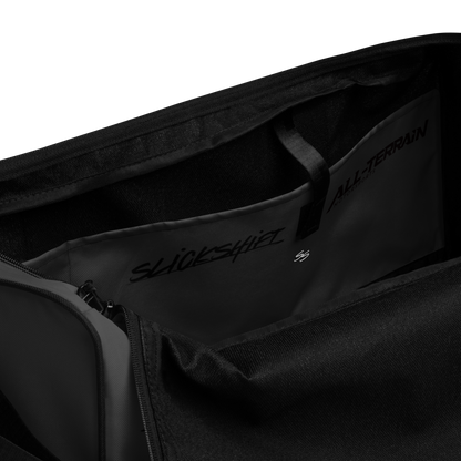 Slick Shift x All Terrain - Black Logo Duffle Bag (Eclipse)