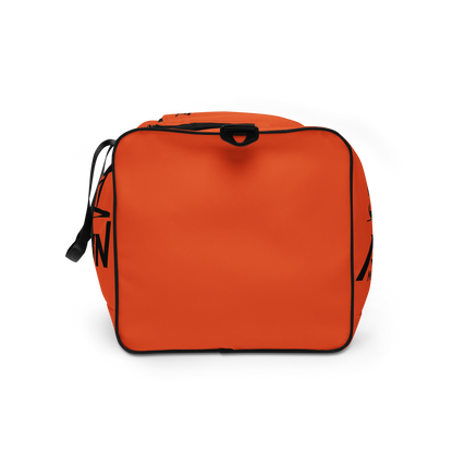 Slick Shift x All Terrain - Black Logo Duffle Bag (Orange)