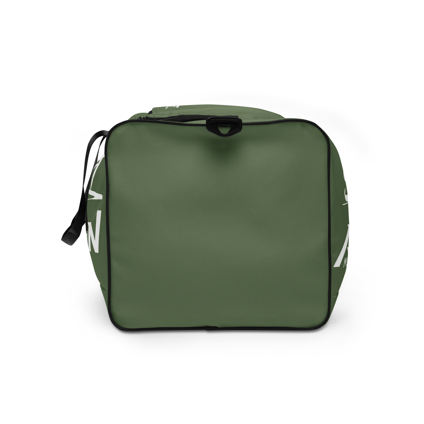 Slick Shift x All Terrain - White Logo Duffle Bag (Olive)