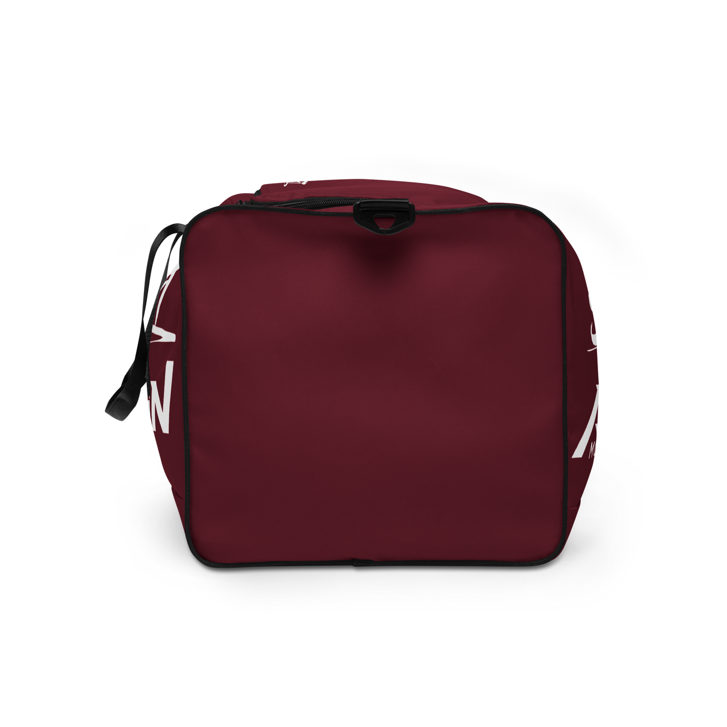 Slick Shift x All Terrain - White Logo Duffle Bag (Maroon)