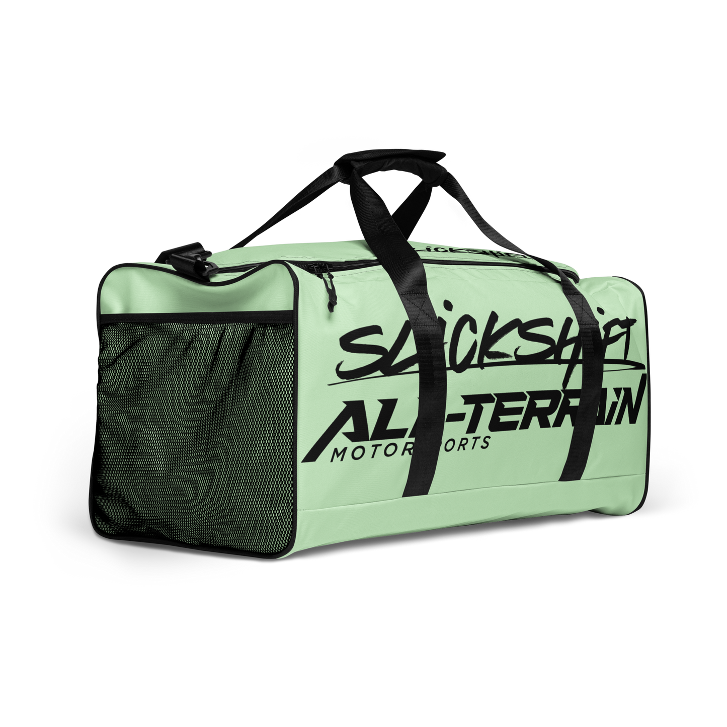 Slick Shift x All Terrain - Black Logo Duffle Bag (Mint)