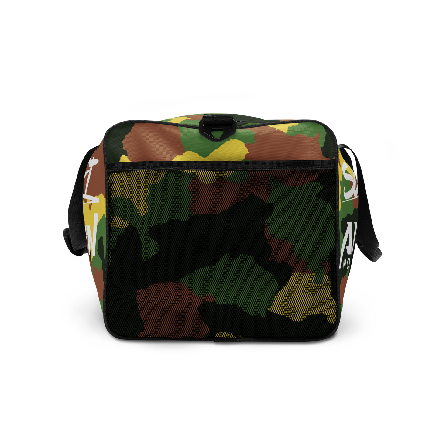 Slick Shift x All Terrain - White Logo Duffle Bag (Camo)