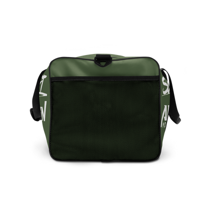 Slick Shift x All Terrain - White Logo Duffle Bag (Olive)