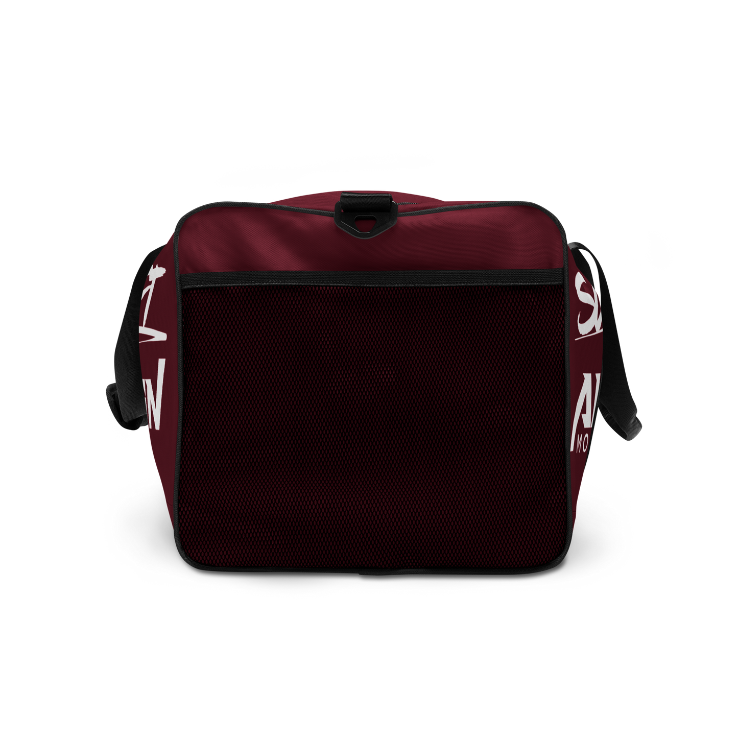 Slick Shift x All Terrain - White Logo Duffle Bag (Maroon)