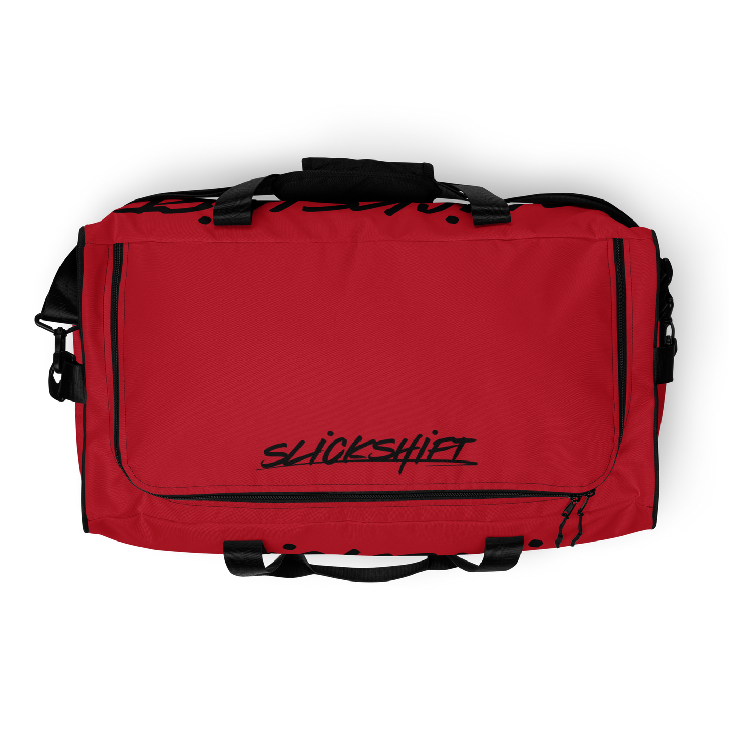 Slick Shift x All Terrain - Black Logo Duffle Bag (Red)