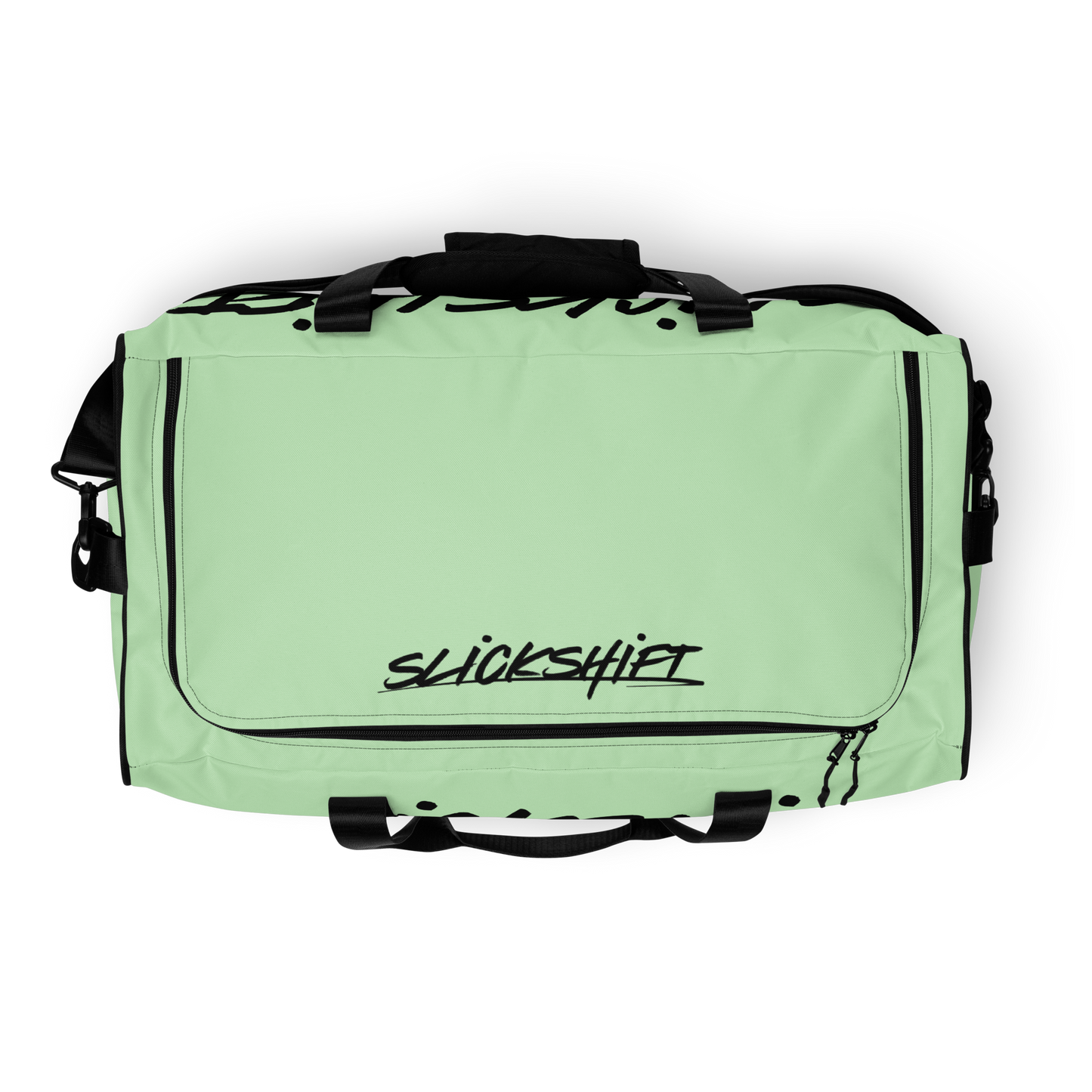 Slick Shift x All Terrain - Black Logo Duffle Bag (Mint)