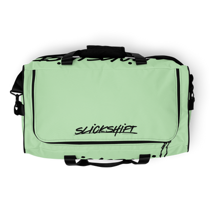 Slick Shift x All Terrain - Black Logo Duffle Bag (Mint)