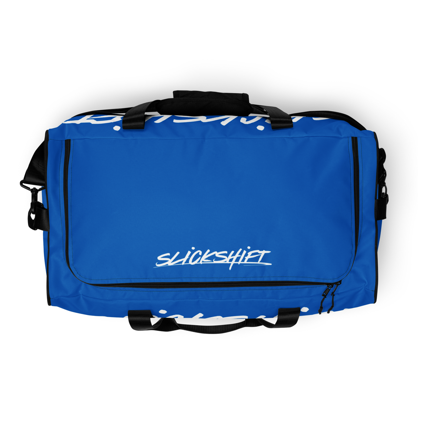 Slick Shift x All Terrain - White Logo Duffle Bag (Blue)