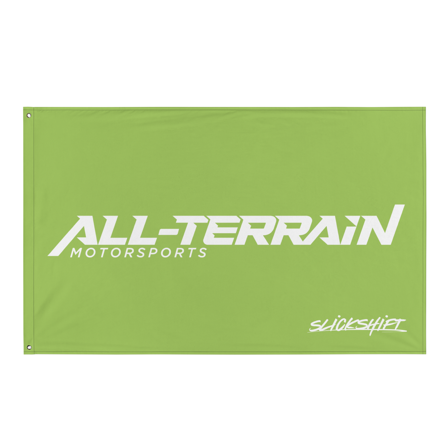 Slick Shift x All Terrain - Full Logo Flag (Green)