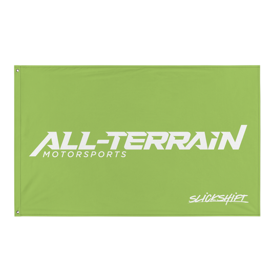 Slick Shift x All Terrain - Full Logo Flag (Green)