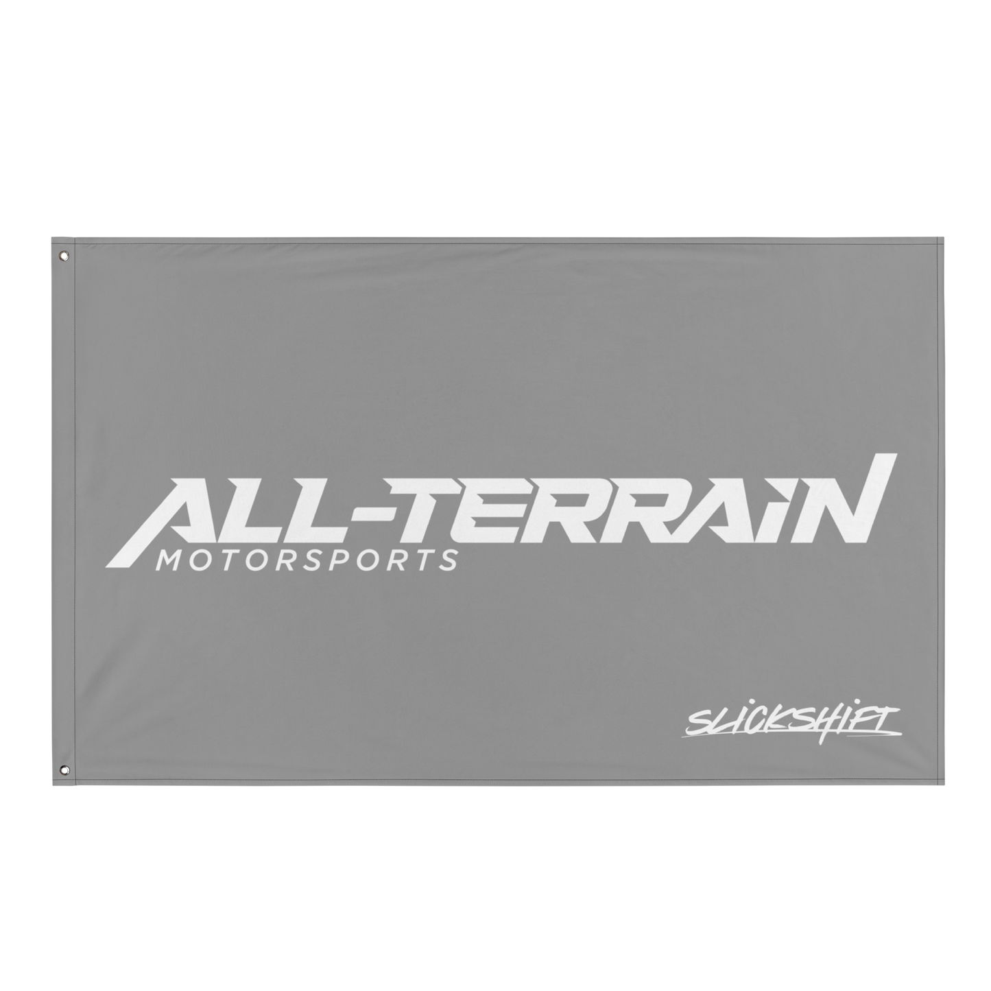 Slick Shift x All Terrain - Full Logo Flag (Grey)