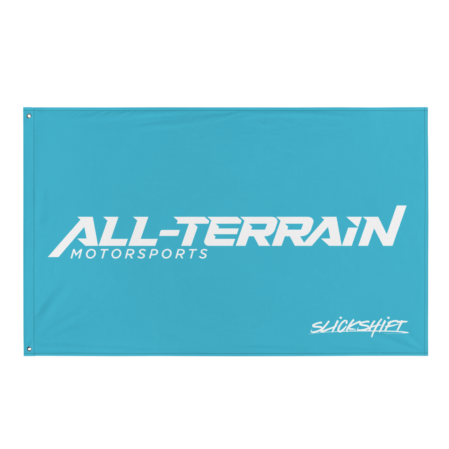 Slick Shift x All Terrain - Full Logo Flag (Blue)