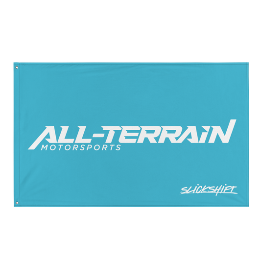 Slick Shift x All Terrain - Full Logo Flag (Blue)