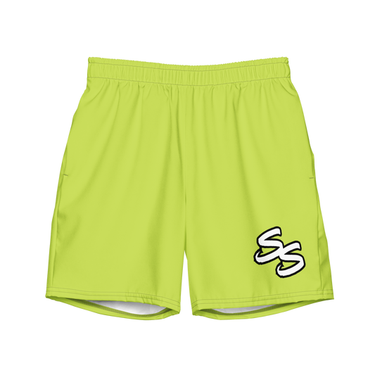 Slick Shift - Double S Green Trunks