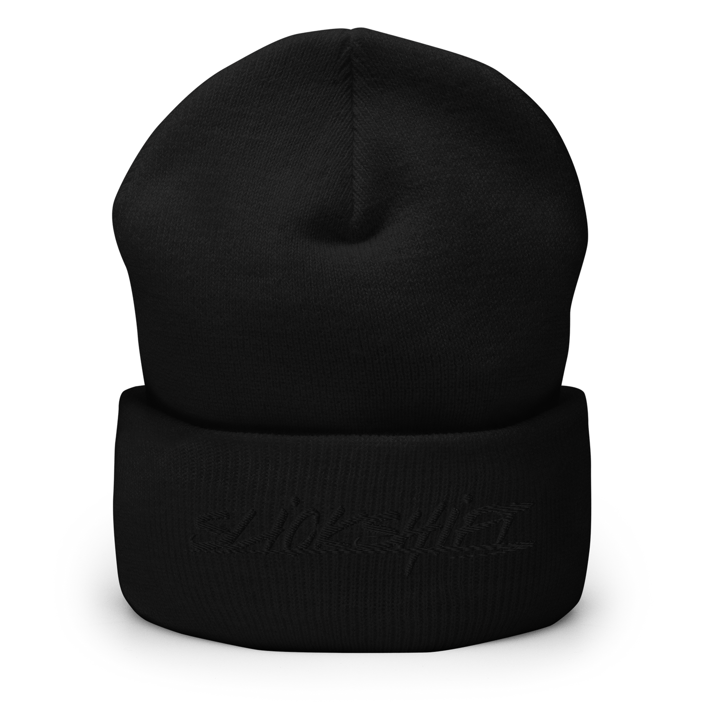 Slick Shift - Black Logo Cuffed Beanie