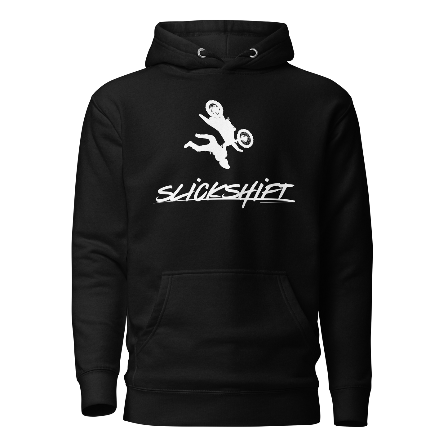 Slick Shift - Dirtbike Hoodie (WT LOGO)