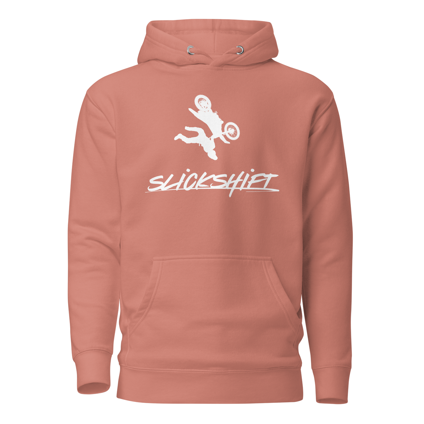 Slick Shift - Dirtbike Hoodie (WT LOGO)