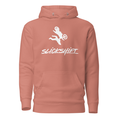 Slick Shift - Dirtbike Hoodie (WT LOGO)