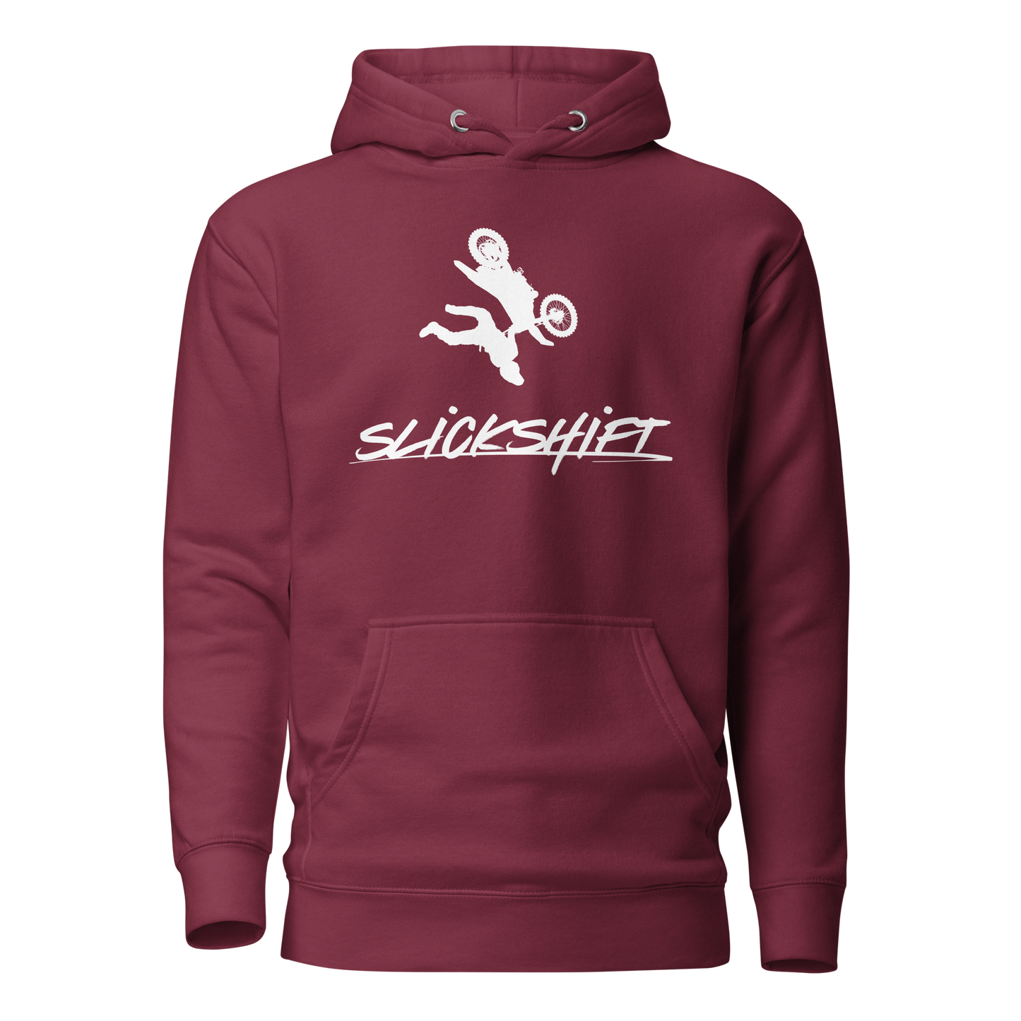 Slick Shift - Dirtbike Hoodie (WT LOGO)