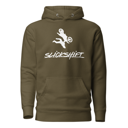 Slick Shift - Dirtbike Hoodie (WT LOGO)