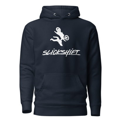 Slick Shift - Dirtbike Hoodie (WT LOGO)