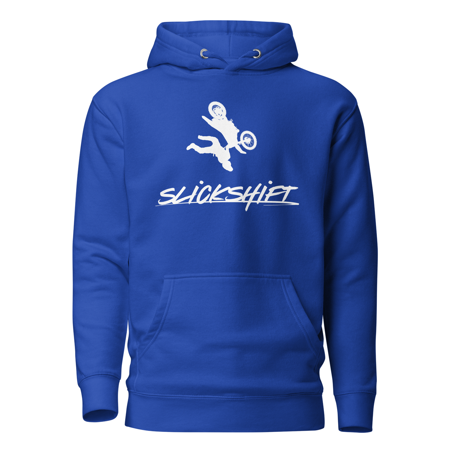 Slick Shift - Dirtbike Hoodie (WT LOGO)